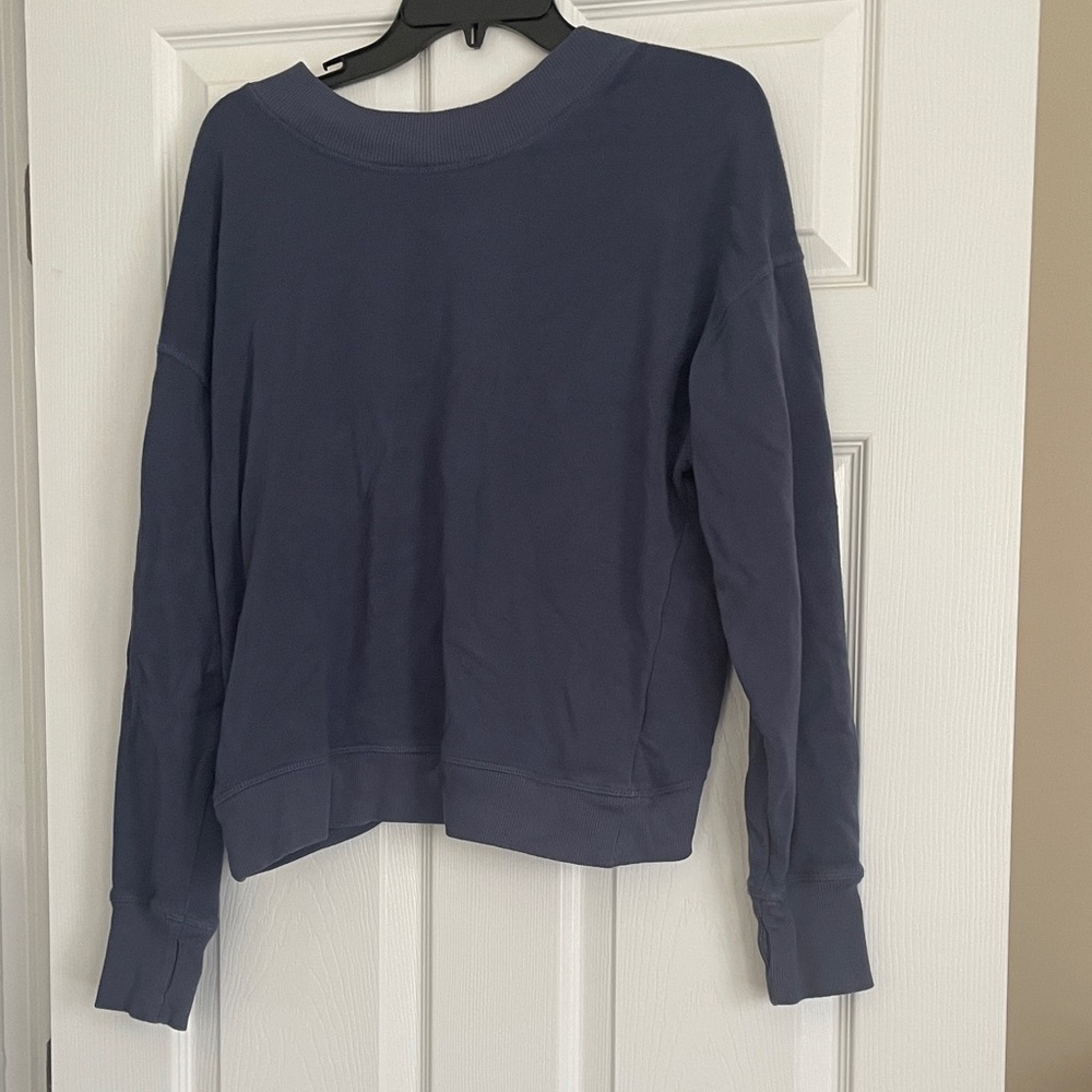 Aerie Long Sleeve Tee - Navy Blue